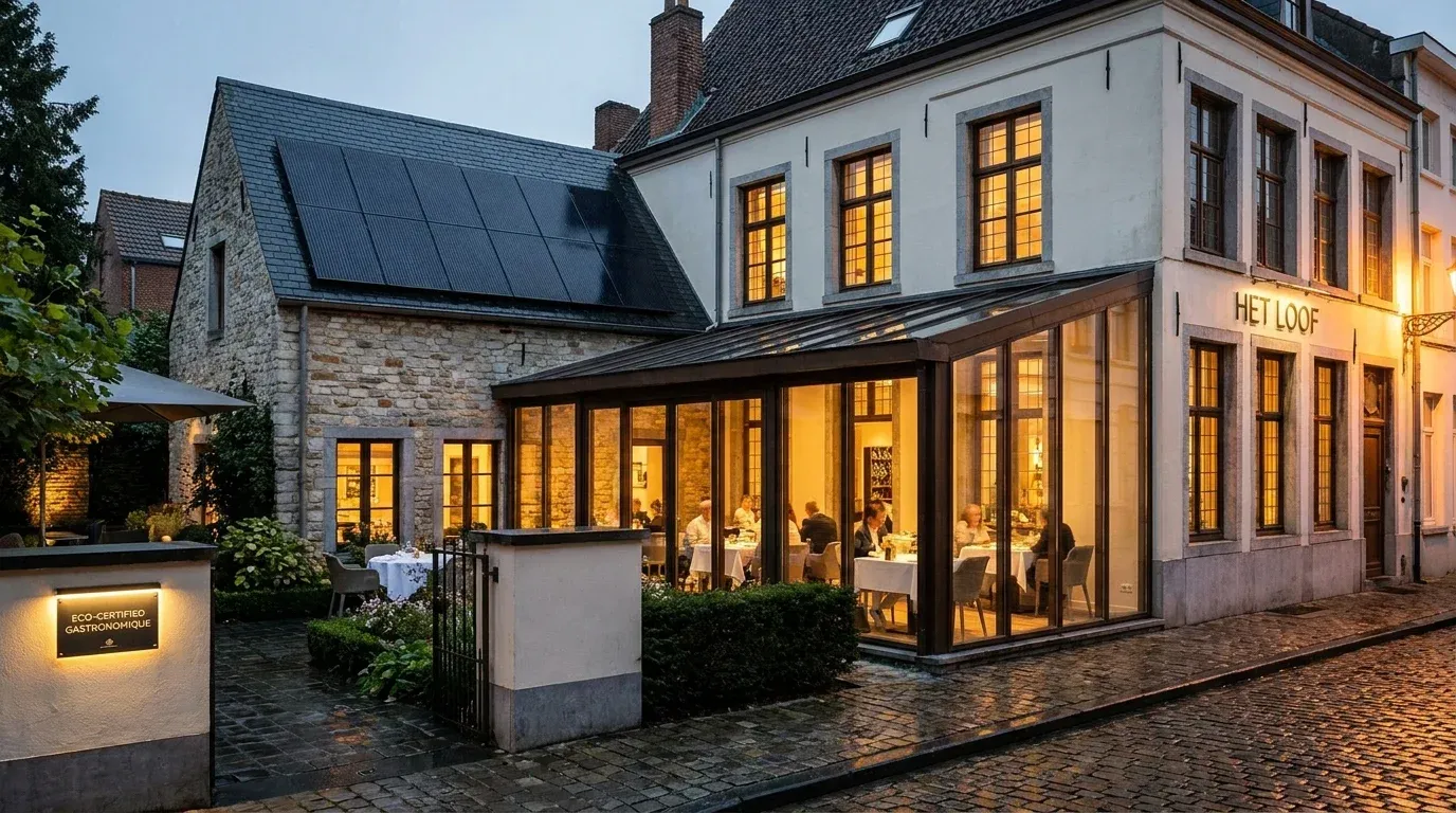 Installation panneaux solaires 16 kWc à Malines - Restaurant Gastronomique - Malines