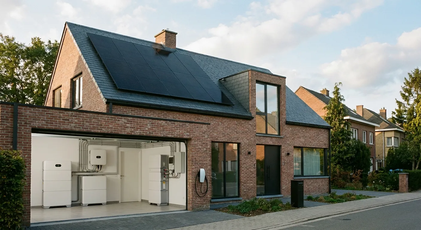 Installation panneaux solaires 6.4 kWc à Woluwe-Saint-Lambert - Rénovation énergétique à Woluwe
